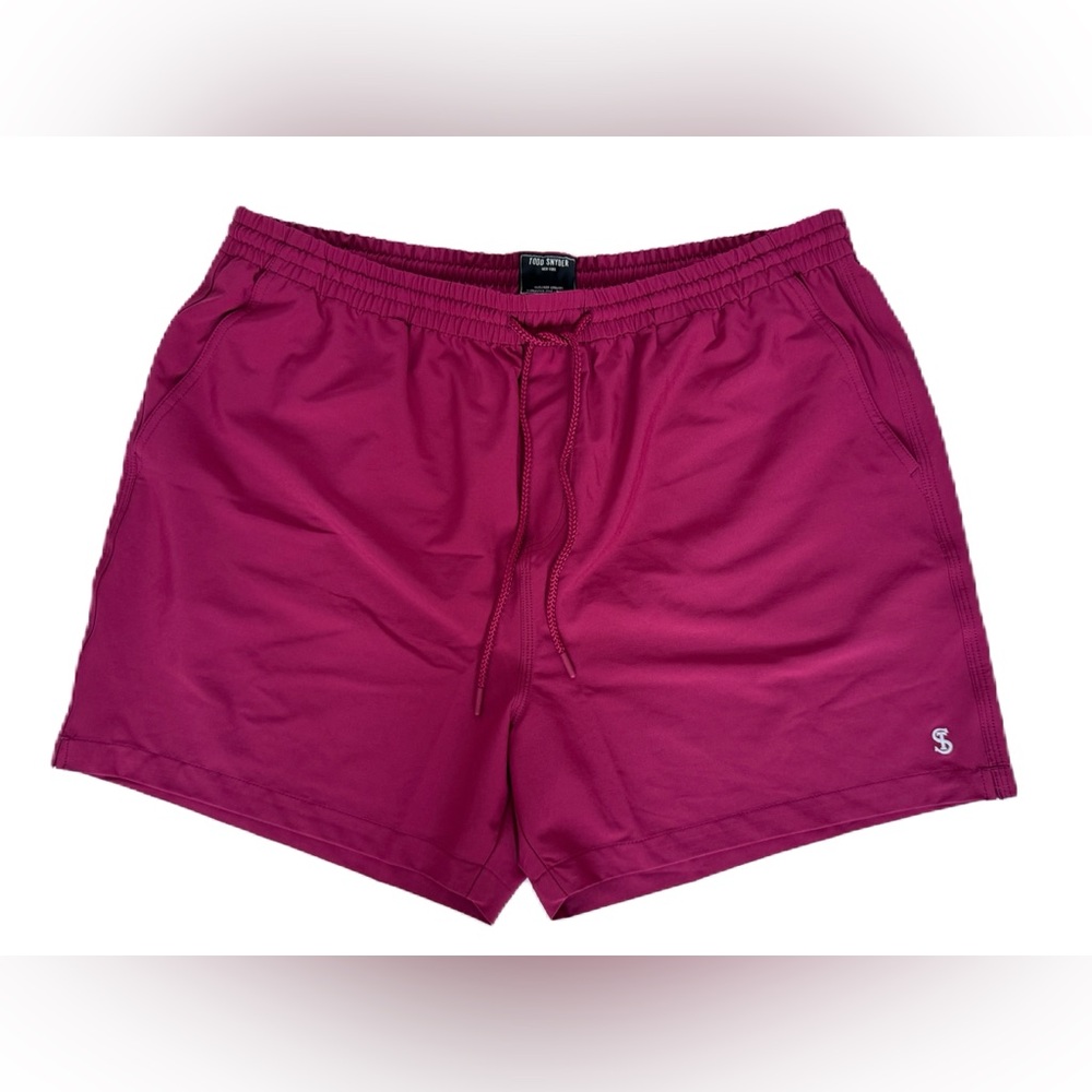 Todd Snyder Solid Weekend Swim Shorts Raspberry NWT